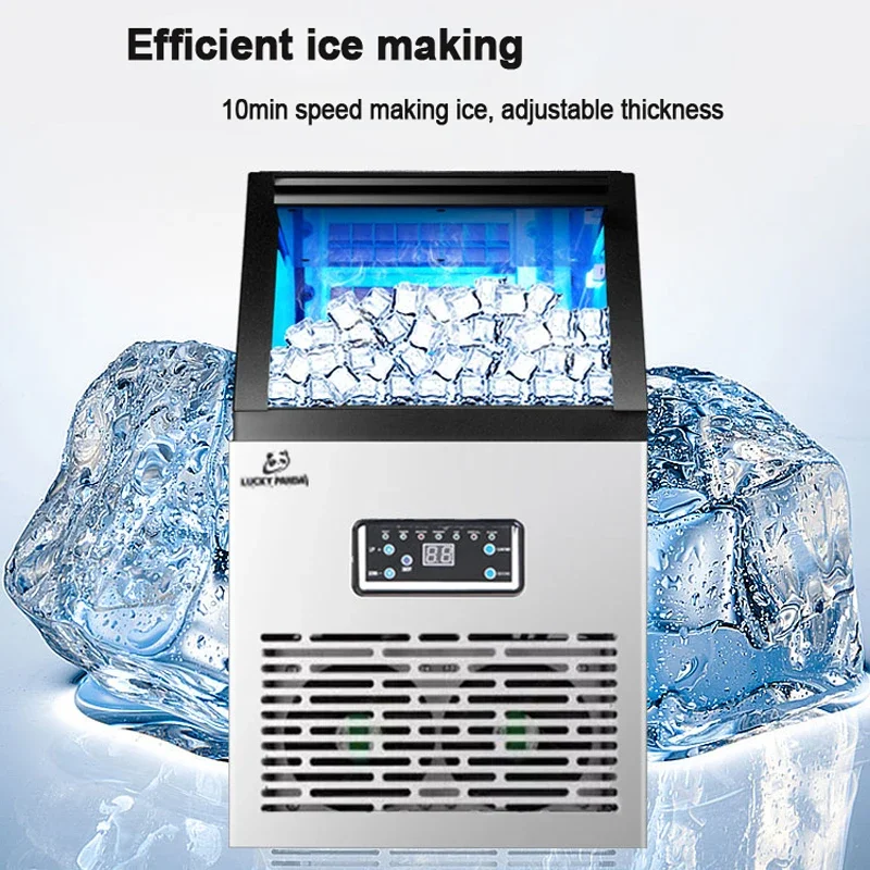 Commercial Ice Maker 100Kg - 110V/220V Ice Maker Commercial Milk-tea Shop/small