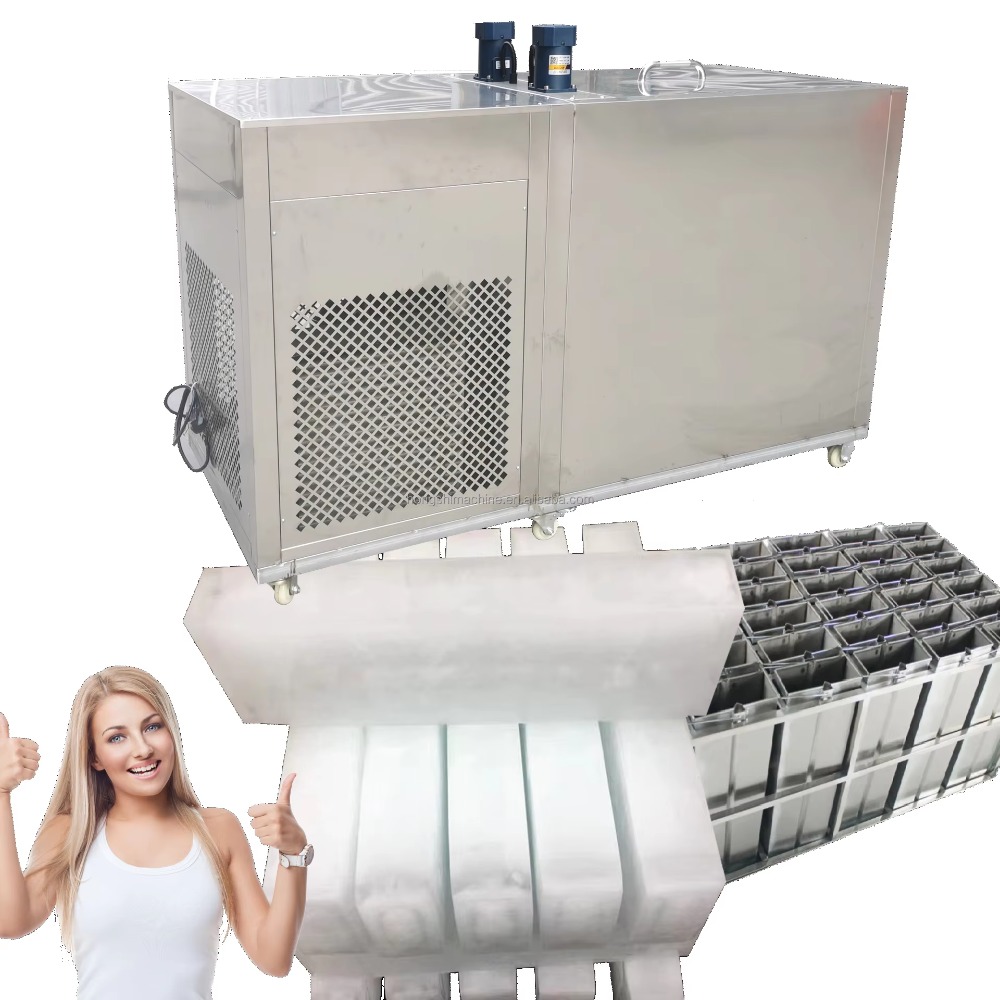 Block Ice Machine 1 Ton - 1 Ton Cube Small Commercial Maker