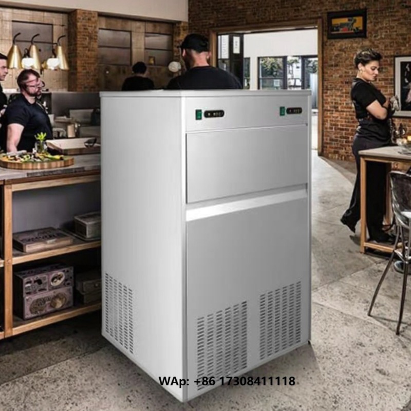 Commercial Ice Maker 100Kg - Commercial Bullet Ice Making Machine 100kg/24h