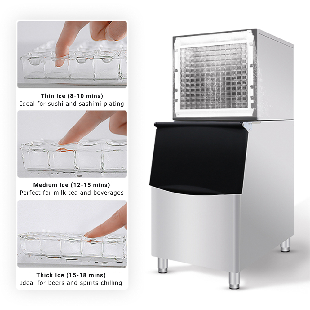 Commercial Ice Maker Machine 5 - Commercial Ice Maker 200Kg Cube recension och pris