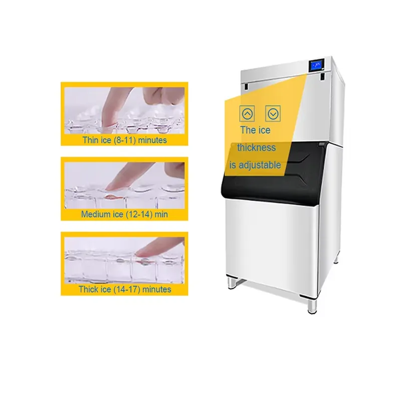 Commercial Ice Maker Cube Ice  - Commercial Ice Maker 200Kg Cube recension och pris