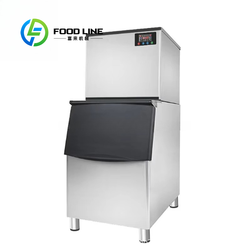 Customized 200kg Water Cooling - Commercial Ice Maker 200Kg Cube recension och pris