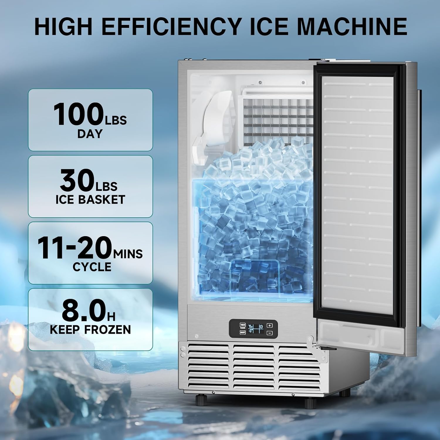 ETL Approval Commercial Under  - Commercial Ice Maker Air Cooled recension och pris