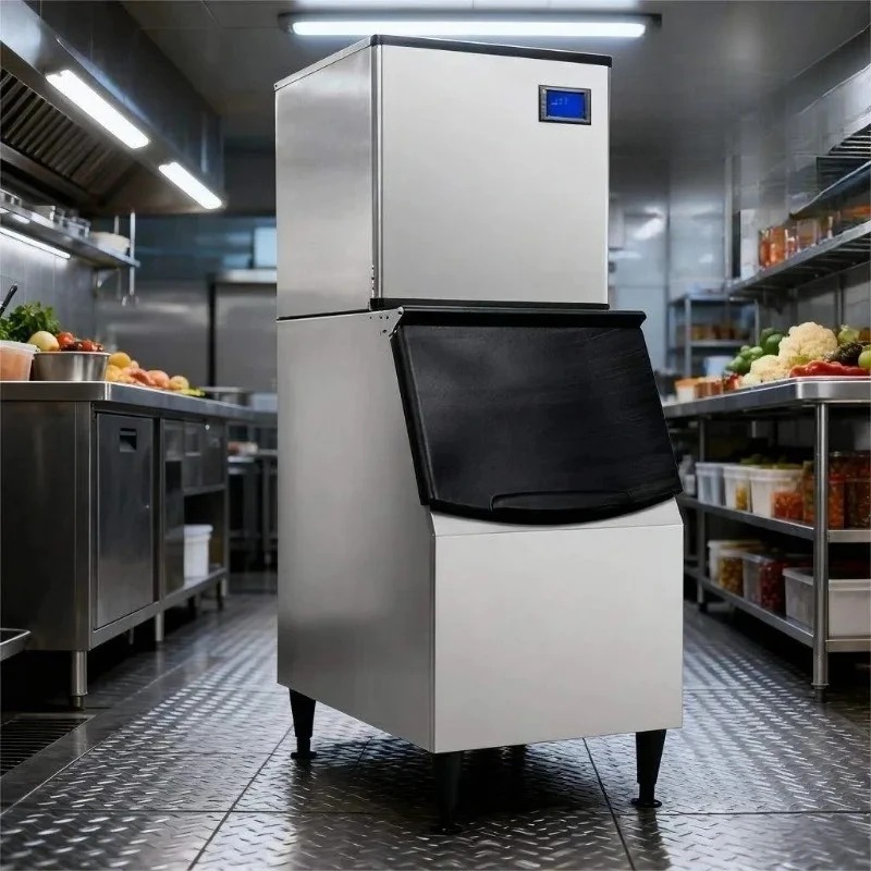 #High Capacity Automatic Comme - Commercial Ice Maker 200Kg Cube recension och pris