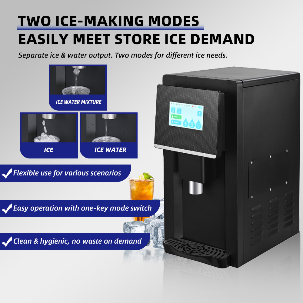 50kg/24h Nugget Ice Maker with - Ice Machine 50Kg Nugget recension och pris