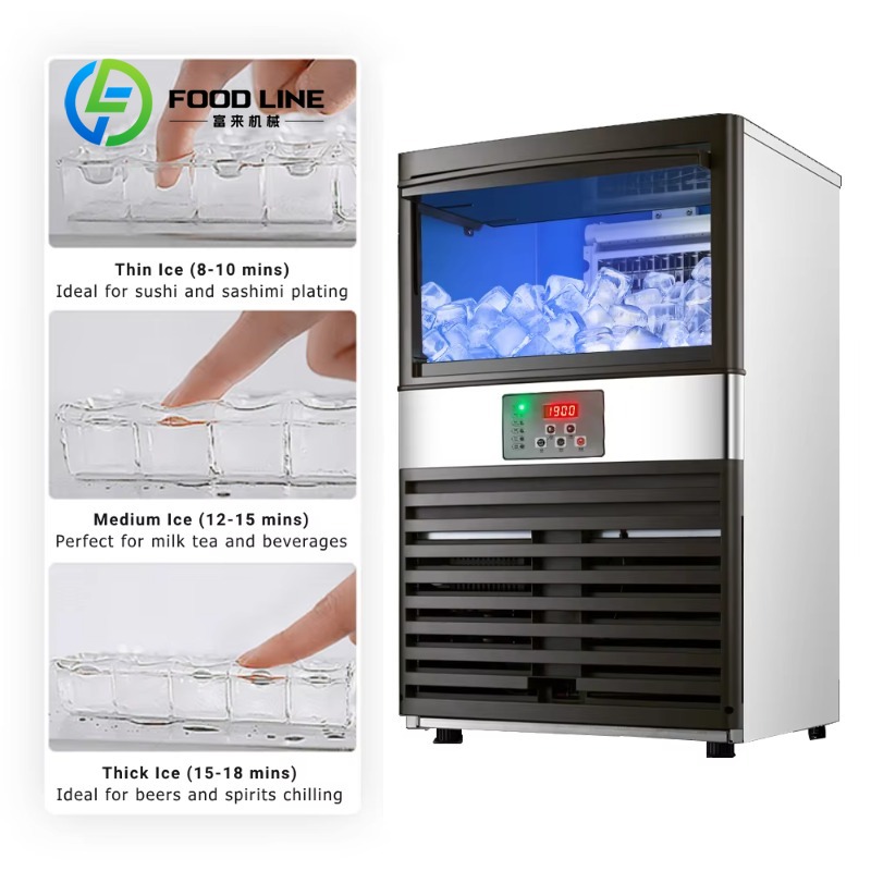 Customized commercial ice make - Commercial Ice Maker 100Kg recension och pris