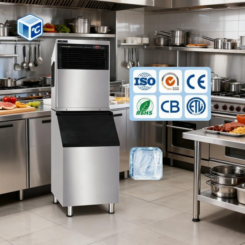 230kg/24h Big Ice Block Making - Commercial Ice Maker Air Cooled recension och pris