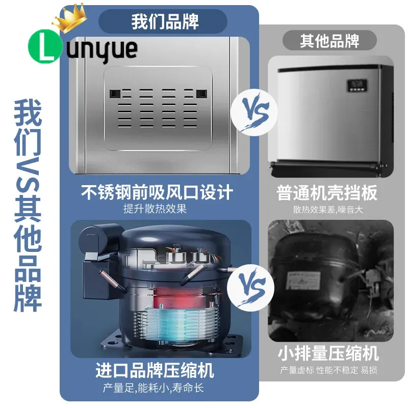 Commercial Snowflake Ice Machi - Commercial Ice Maker 100Kg recension och pris
