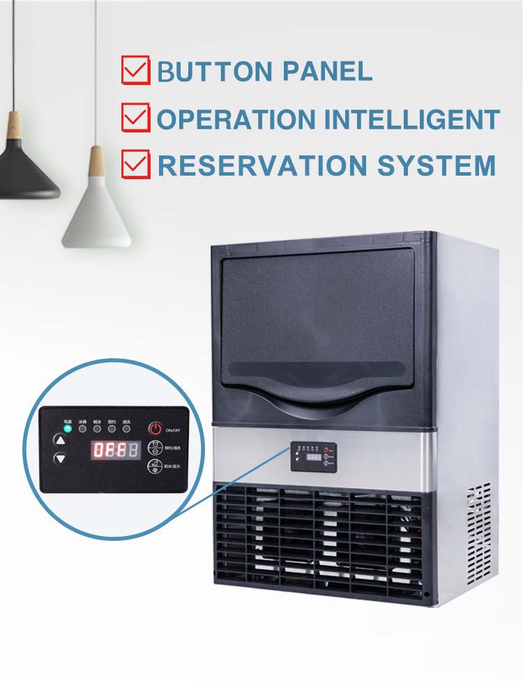 Commercial Ice Cube Maker 55KG - Commercial Ice Maker Air Cooled recension och pris