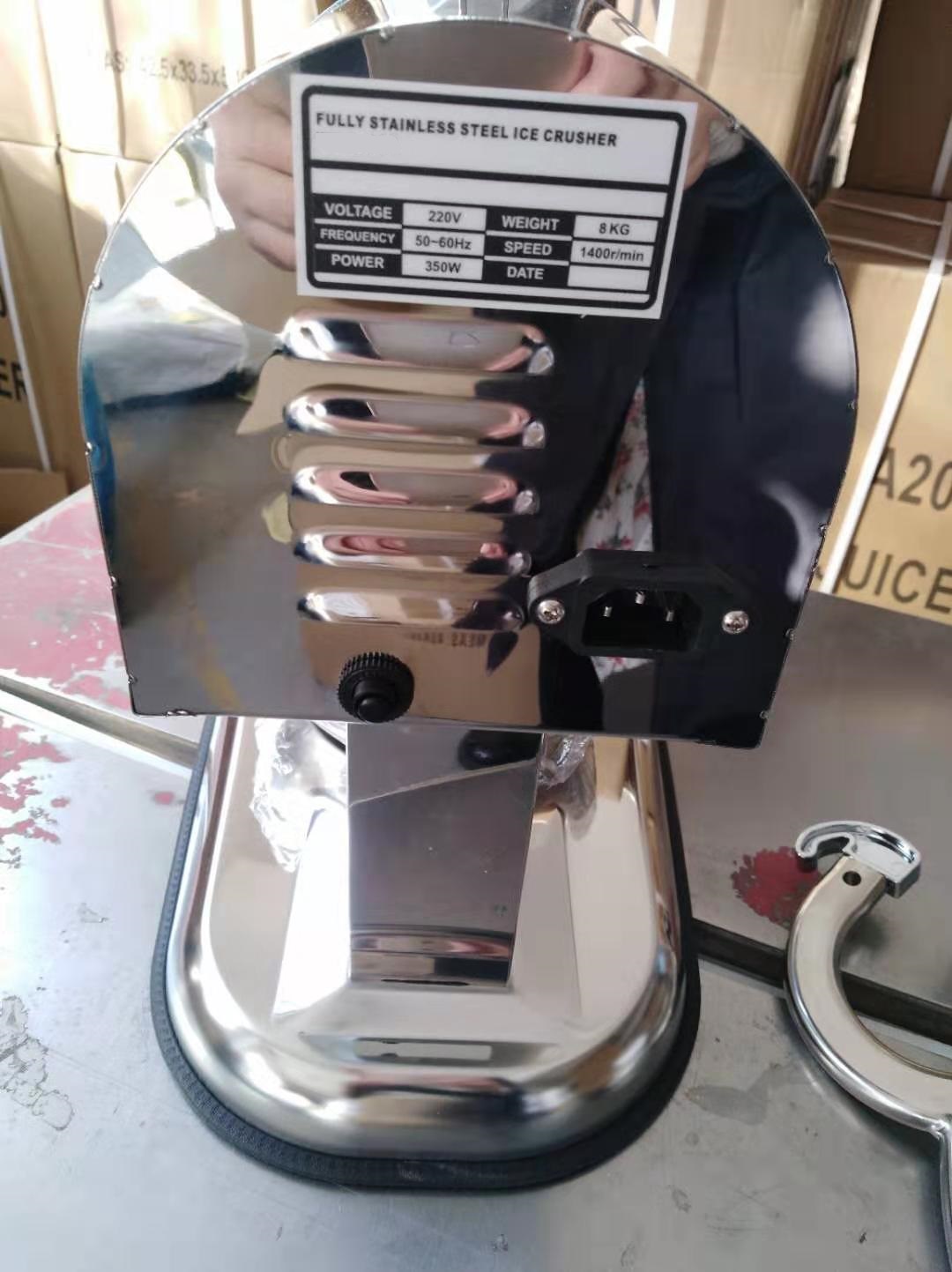 Stainless Steel Commercial Ice - Ice Crusher Machine Commercial recension och pris