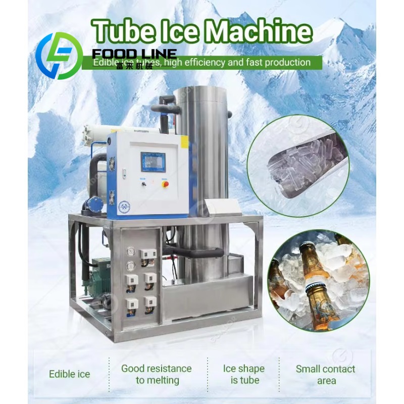 Customized Ice Tube Ice Cube M - Ice Tube Machine 500Kg recension och pris