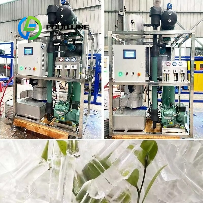 Customized 100kg-60Ton Tubular - Commercial Ice Maker 100Kg recension och pris
