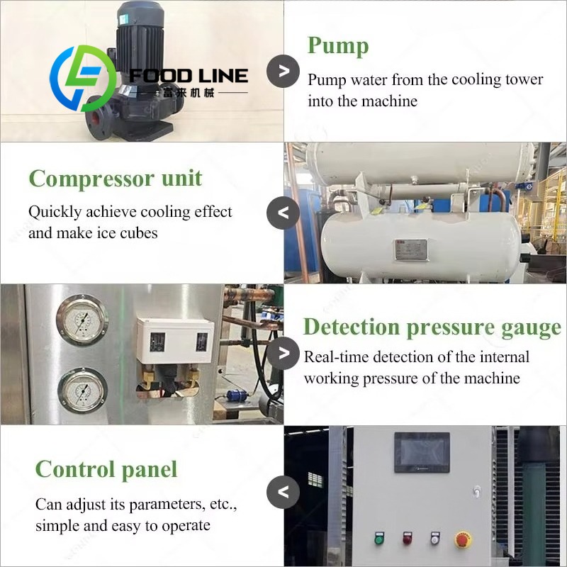 Customized 100kg-60Ton Tubular - Commercial Ice Maker 100Kg recension och pris