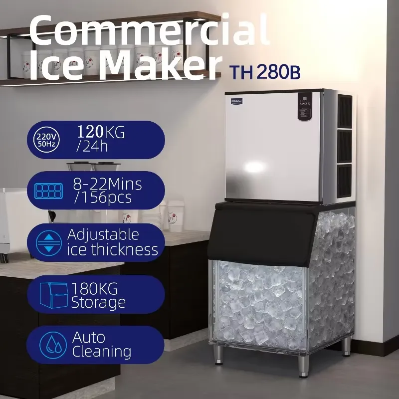 Commercial Ice Cube Maker Mach - Commercial Ice Maker 200Kg Cube recension och pris