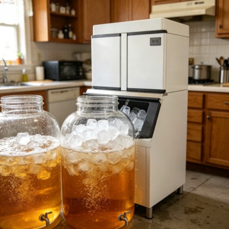 Industrial Ice Making Machine  - Commercial Ice Maker Air Cooled recension och pris