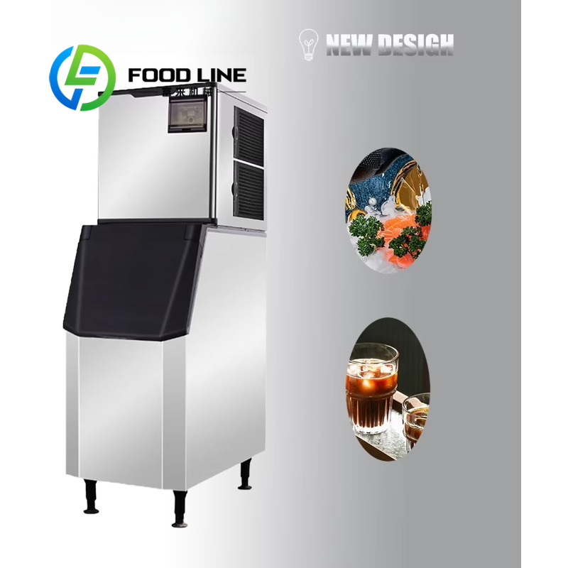 Commercial Cube Ice Machine 20 - Ice Storage Bin 200Kg recension och pris