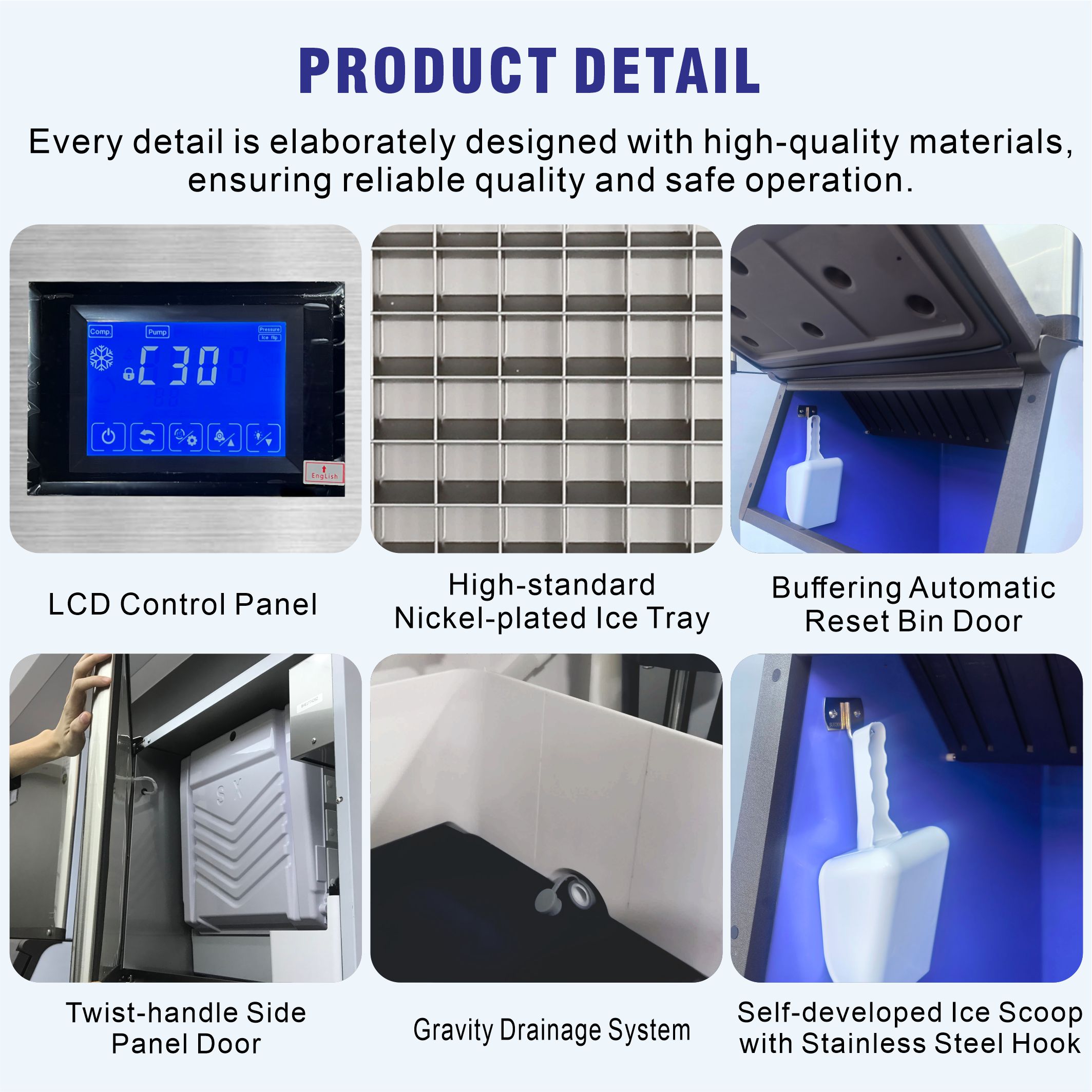 200kg 300kg 320kg 350kg 450kg  - Commercial Ice Maker 200Kg Cube recension och pris