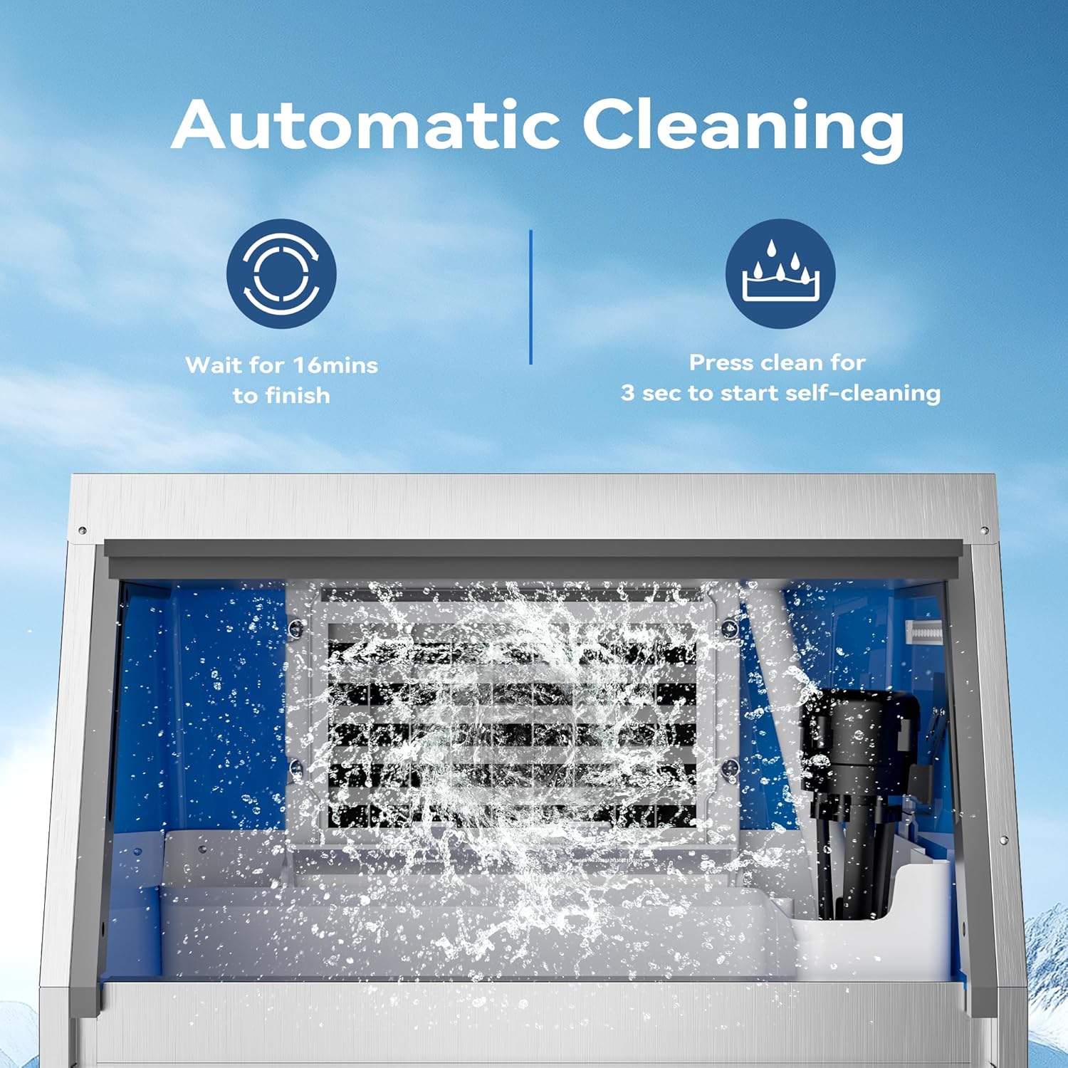 200LBS/24H Under Counter Comme - Commercial Ice Maker Air Cooled recension och pris
