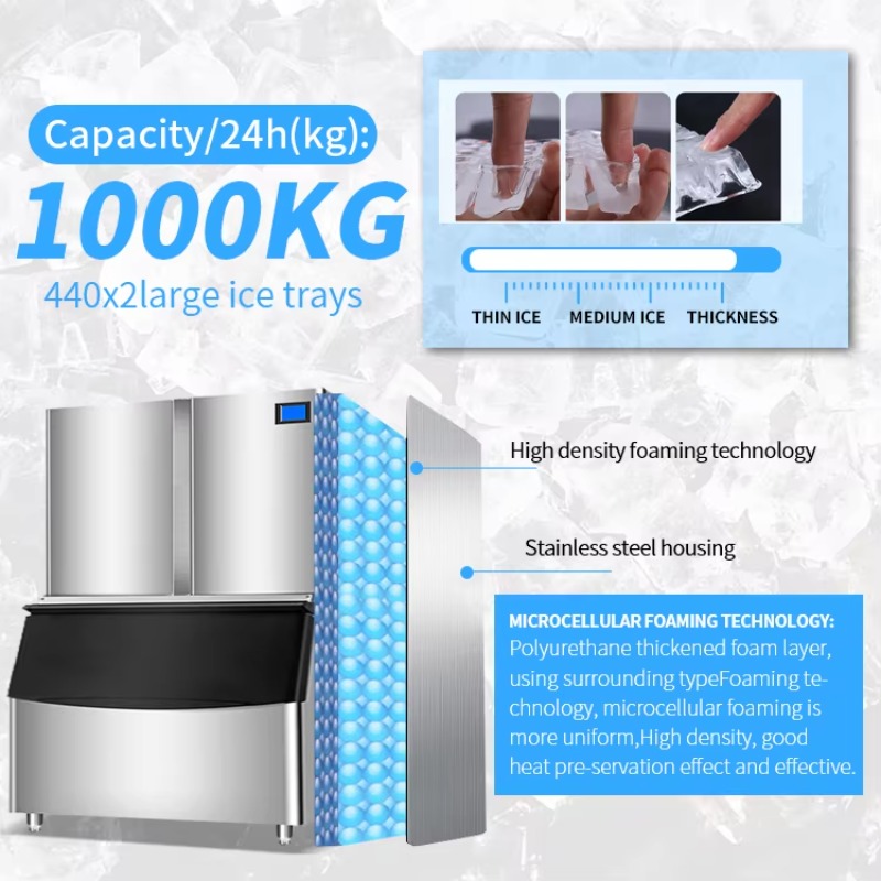 High Quality 500kg Ice Maker P - Ice Tube Machine 500Kg recension och pris