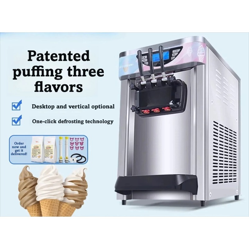Commercial Soft Ice Cream Mach - Countertop Ice Maker Commercial recension och pris