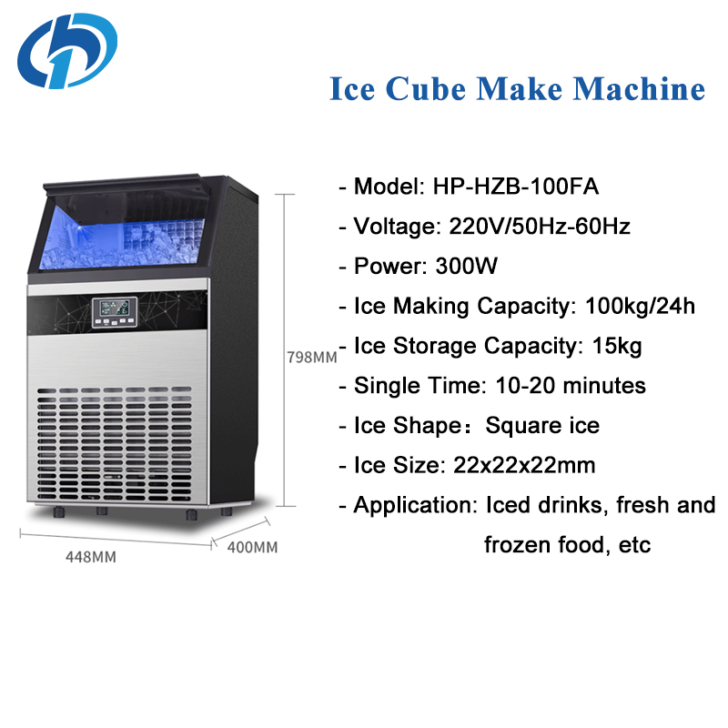Ice Maker Machine 100kg Automa - Commercial Ice Maker 100Kg recension och pris