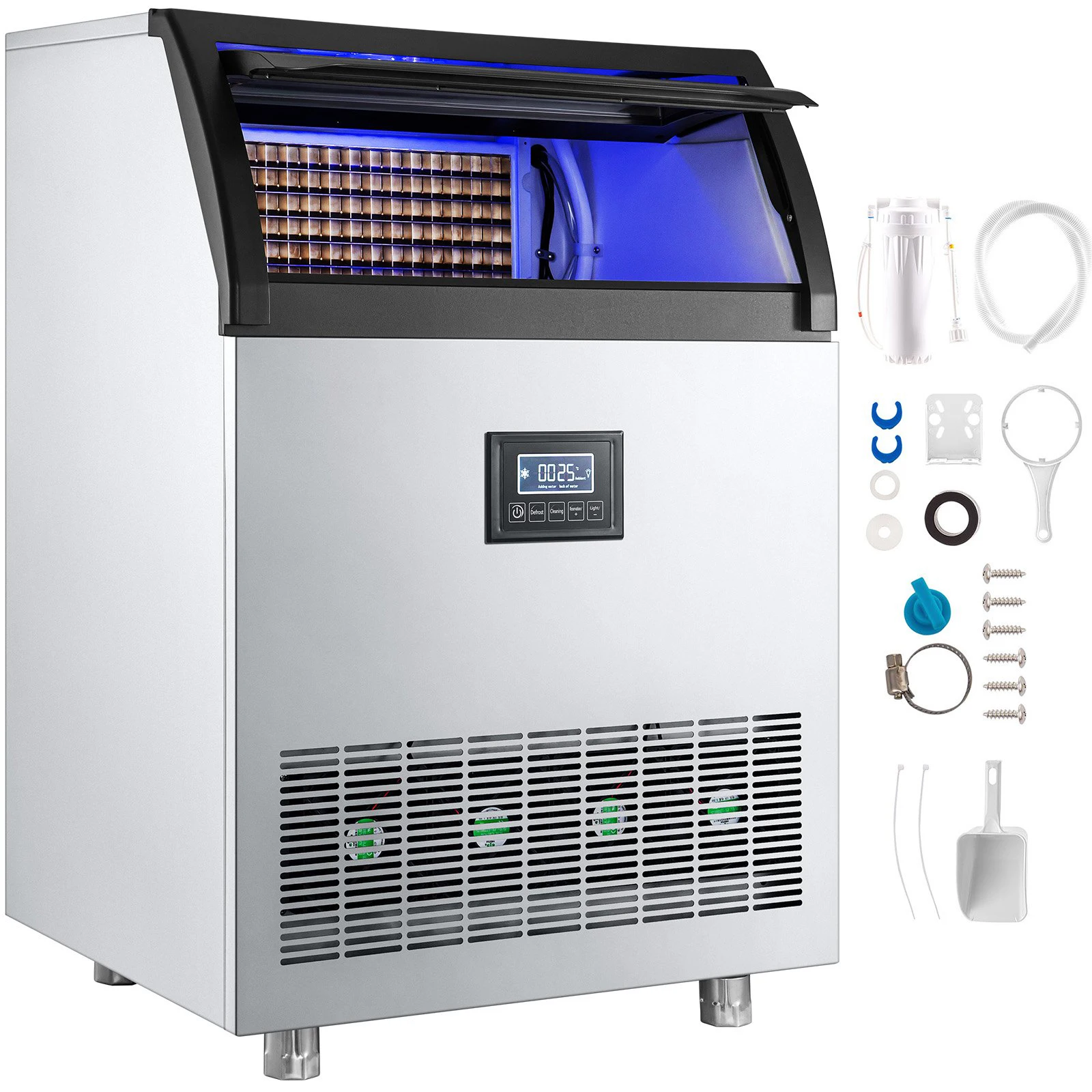 WeWork 120kg/24h Commercial Ic - Ice Maker Machine 25Kg recension och pris